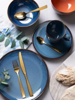 Mason Cash Reactive Set Of 4 Bowls – Blue -FurniHaven Shop VPXAQ SQ3 0000000088 NO COLOR SLd1