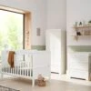 Tutti Bambini Rio 5 Piece Furniture Se- White (Cot Bed, Cot Top Changer, Sprung Mattress, Chest Changer, Wardrobe) -FurniHaven Shop VQ2V6 SQ1 0000000013 WHITE RSr