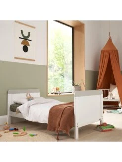 Tutti Bambini Rio 5 Piece Furniture Set- White/Dove Grey (Cot Bed, Cot Top Changer, Sprung Mattress, Chest Changer, Wardrobe) -FurniHaven Shop VQ3DF SQ4 0000000088 NO COLOR SLd