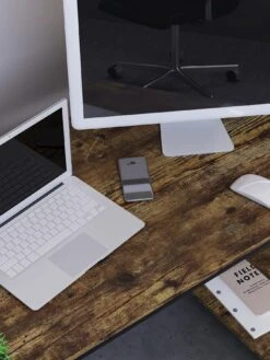 Vida Designs Brooklyn Desk 13 Vida Designs Brooklyn Desk -FurniHaven Shop VR61U SQ5 0000001206 DARK WOOD SLd1