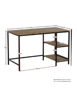 Vida Designs Brooklyn Desk 14 Vida Designs Brooklyn Desk -FurniHaven Shop VR61U SQ6 0000001206 DARK WOOD SLd2