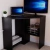 Vida Designs Hetton Corner Desk -FurniHaven Shop VR61W SQ1 0000000004 BLACK RSr