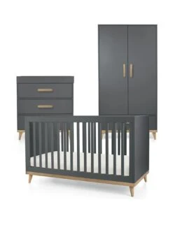 Mamas & Papas Austwick 3 Piece Furniture Range- Anthracite -FurniHaven Shop VRCV9 SQ2 0000000243 ANTHRACITE SLf