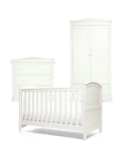 Mamas & Papas Flyn 3 Piece Furniture Range- White -FurniHaven Shop VRCVB SQ2 0000000013 WHITE SLf