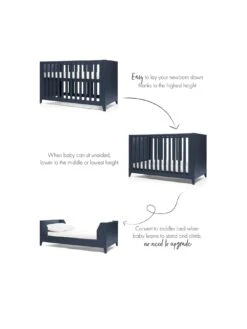 Mamas & Papas Melfi 2 Piece Furniture Set - Midnight Blue -FurniHaven Shop VRCVH SQ3 0000000020 BLUE SLa