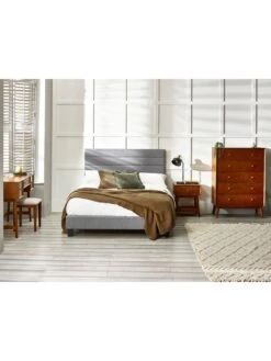 Julian Bowen Merida Double Bed -FurniHaven Shop VRRLK SQ7 0000000005 GREY DGy