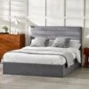 Julian Bowen Merida Ottoman Double Bed -FurniHaven Shop VRRLM SQ1 0000000005 GREY RSr