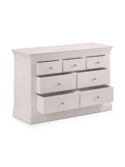 Julian Bowen Clermont 4+3 Drawer Chest 11 Julian Bowen Clermont 4+3 Drawer Chest -FurniHaven Shop VRRMC SQ5 0000000215 LIGHT GREY SLd1