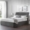 Julian Bowen Sanderson Double Diamond Quilted Ottoman Bed -FurniHaven Shop VRRO6 SQ1 0000000005 GREY RSr