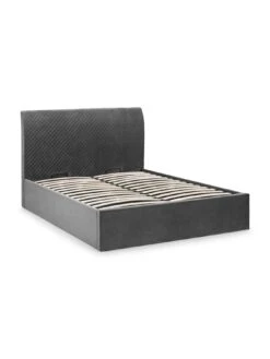 Julian Bowen Sanderson Double Diamond Quilted Ottoman Bed -FurniHaven Shop VRRO6 SQ3 0000000005 GREY SLd
