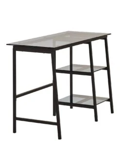 Julian Bowen Chicago Desk -FurniHaven Shop VRROH SQ3 0000000004 BLACK SLa