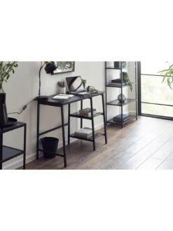 Julian Bowen Chicago Desk -FurniHaven Shop VRROH SQ6 0000000004 BLACK SLd2