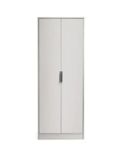 Julian Bowen Alba 2 Door Wardrobe -FurniHaven Shop VRRP8 SQ3 0000000005 GREY SLa