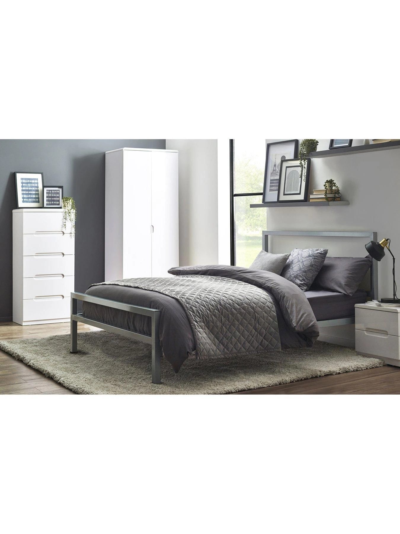 Julian Bowen Soto Double Metal Bed 3 Julian Bowen Soto Double Metal Bed