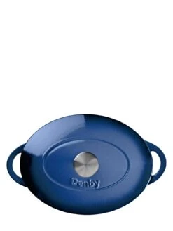 Denby Cobalt 28cm Oval Cast Iron Casserole -FurniHaven Shop VS56T SQ2 0000000088 NO COLOR SLd