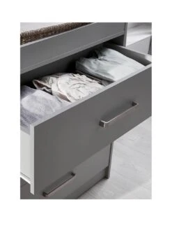 Silver Cross Devon 2 Piece Nursery Furniture Set- Grey -FurniHaven Shop VS7HZ SQ2 0000000005 GREY SLf