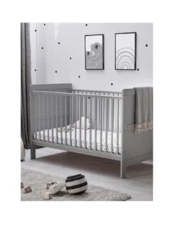 Silver Cross Devon 2 Piece Nursery Furniture Set- Grey -FurniHaven Shop VS7HZ SQ3 0000000005 GREY SLa
